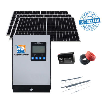 240VAC 50A Hybrid Grid Solar System Grid Tie Solar Kit Dengan Baterai Cadangan